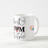 meilleure maman jamais mug (Devant droit)