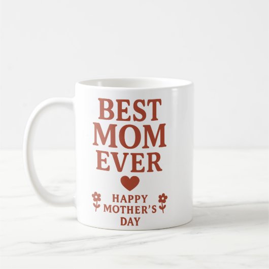Meilleure maman jamais Mug (Gauche)