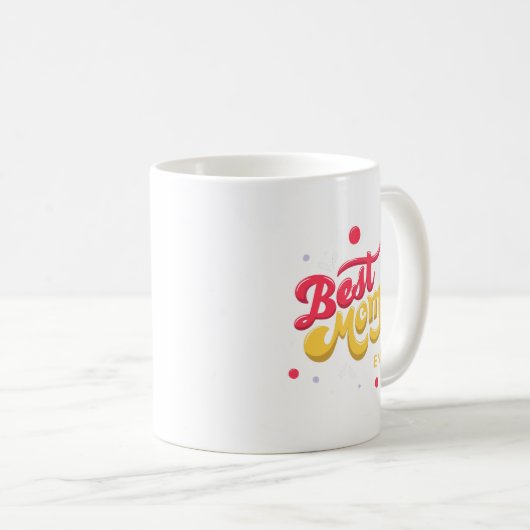 meilleure maman jamais mug (Devant droit)