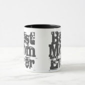 Meilleure maman jamais - Mug de café à deux tons (Centre)