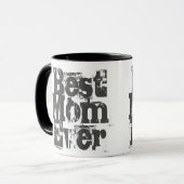 Meilleure maman jamais - Mug de café à deux tons (Devant gauche)