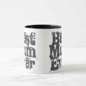Meilleure maman jamais - Mug de café à deux tons (Centre)