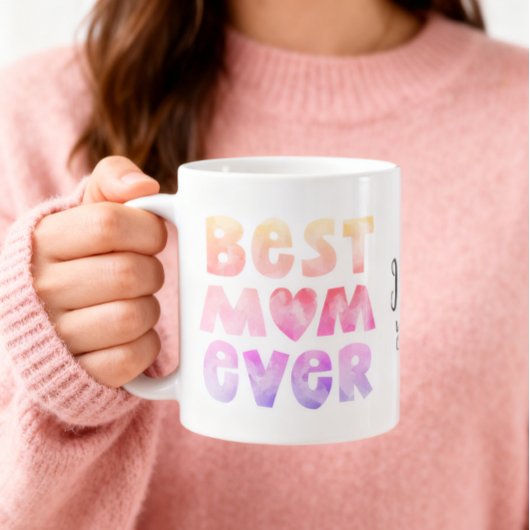 Meilleure maman jamais personnalisée Mug