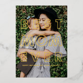 Meilleure maman jamais | Photo Bonne carte de fête (Recto)