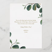 Meilleure maman jamais | Photo Bonne carte de fête (Verso)