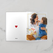 Meilleure maman jamais | Photo Carte Foil Fête des (Mise à l'extérieur)