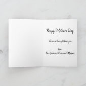 Meilleure maman Jamais Photo Collage Carte de la f (Intérieur)