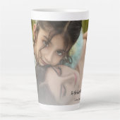 Meilleure maman Jamais Photo Latte Mug (Devant)