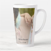 Meilleure maman Jamais Photo Latte Mug (Droite)