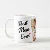 Meilleure Maman Jamais Photo Moderne Café Mug (Gauche)