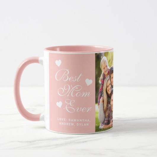 Meilleure maman Jamais Photo Mug (Gauche)