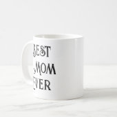 Meilleure maman Jamais Photo Mug - Personnalisé No (Devant gauche)