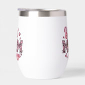 Meilleure Maman Jamais Rose Floral Et Empreinte de (Droite)