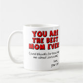 Meilleure Maman Jamais Sarcastique Funny Mug Cadea (Gauche)