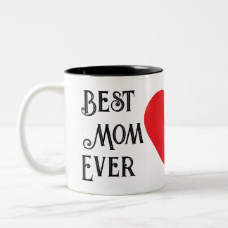 Meilleure Maman Jamais Texte Seulement Mug - Nom p