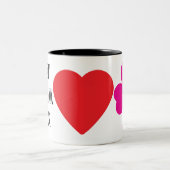 Meilleure Maman Jamais Texte Seulement Mug - Nom p (Centre)