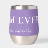 Meilleure maman jamais typographie moderne coeur l (Arrière)