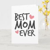 Meilleure Maman Jour des Mères | Carte de vœux (Fleur jaune)