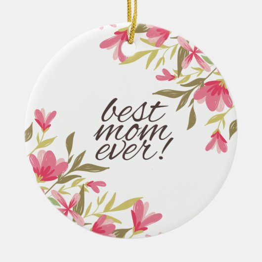 Meilleure Maman Jour des Mères | Ornement (Devant)