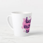 Meilleure maman Latte Mug (Angle gauche)