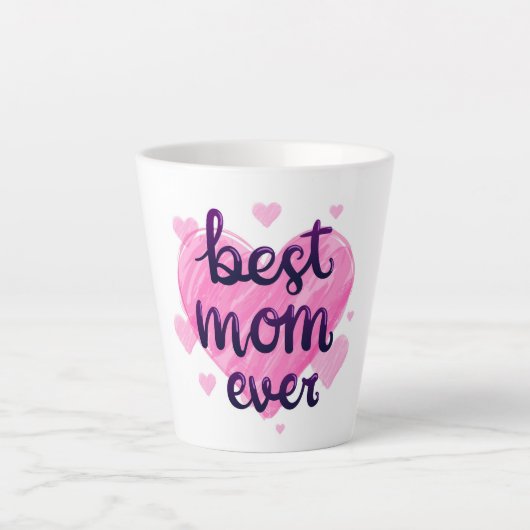 Meilleure maman Latte Mug (Devant)
