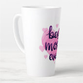 Meilleure maman Latte Mug (Angle gauche)