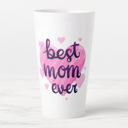 Meilleure maman Latte Mug (Devant)