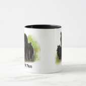 Meilleure maman, Mère, Mignonne, Ours Noir Mug ani (Centre)