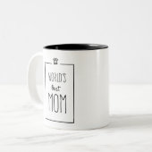 Meilleure maman Mug du monde, cadeau de la fête de (Devant gauche)