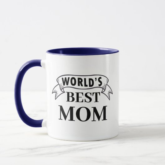 Meilleure maman Mug du monde - Cadeau photo person (Gauche)