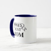 Meilleure maman Mug du monde - Cadeau photo person (Devant gauche)