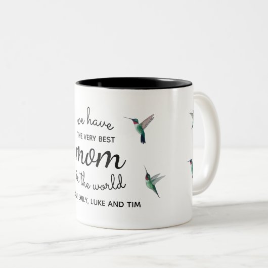 Meilleure maman Mug sur mesure (Devant droit)