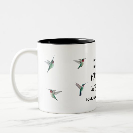 Meilleure maman Mug sur mesure (Gauche)