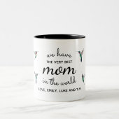 Meilleure maman Mug sur mesure (Centre)