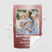 Meilleure Maman Par Photo Personnalisée Serviette  (En situation)
