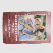 Meilleure Maman Par Photo Personnalisée Serviette  (Horizontal)