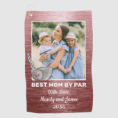 Meilleure Maman Par Photo Personnalisée Serviette  (Devant)