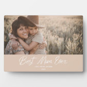Meilleure Maman Plaque Photo (Devant)