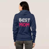 "Meilleure maman Sweat - shirt à capuche - Mignonn (Dos entier)