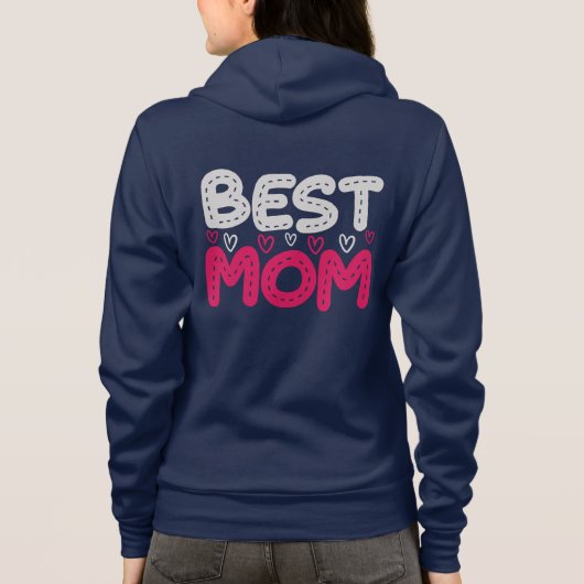 "Meilleure maman Sweat - shirt à capuche - Mignonn (Dos)