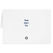 Meilleure médaille Papa Ruban Fête du Père (Dos Horizontal)