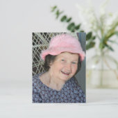 Meilleure mère Carte photo avec poème derrière (Debout devant)