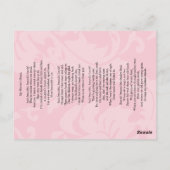 Meilleure mère Carte photo avec poème derrière (Dos)