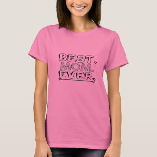 Meilleure Mère du Monde T-Shirt à Typographie Mode