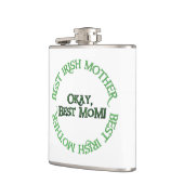 Meilleure mère irlandaise flasque blanche emballée (Gauche)