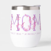 Meilleure mère jamais orchidée texte floral noms p (Gauche)