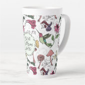 Meilleure Mère Mug Latte Fleurie Colibri (Angle droit)