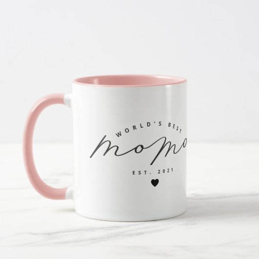 Meilleure Momo Cute Calligraphy Café Mug (Gauche)
