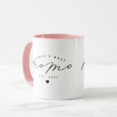 Meilleure Momo Cute Calligraphy Café Mug (Devant gauche)