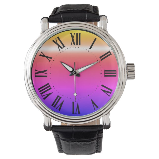 Meilleure montre de modèle colorée (devant)